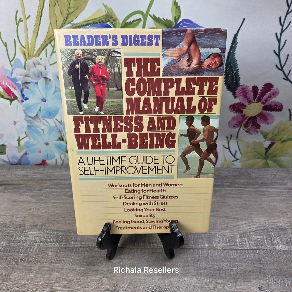 The Complete Manual of Fitness and Well-Being Reader's Digest 1988 Hardcover